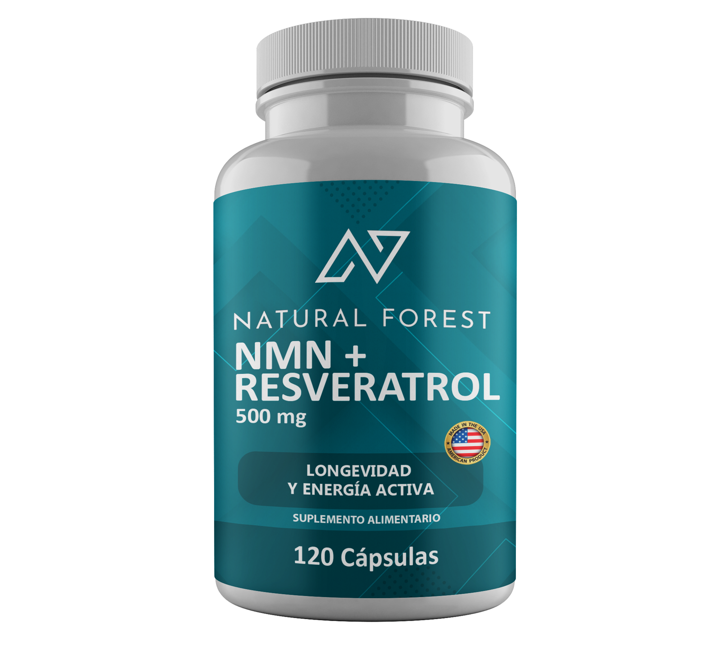 Nmn + Resveratrol 120 Cápsulas 750mg Sabor Neutro