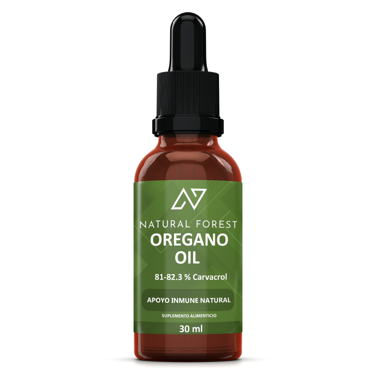 Aceite De Orégano Gotas 30ml Natural Forest 81% Carvacrol
