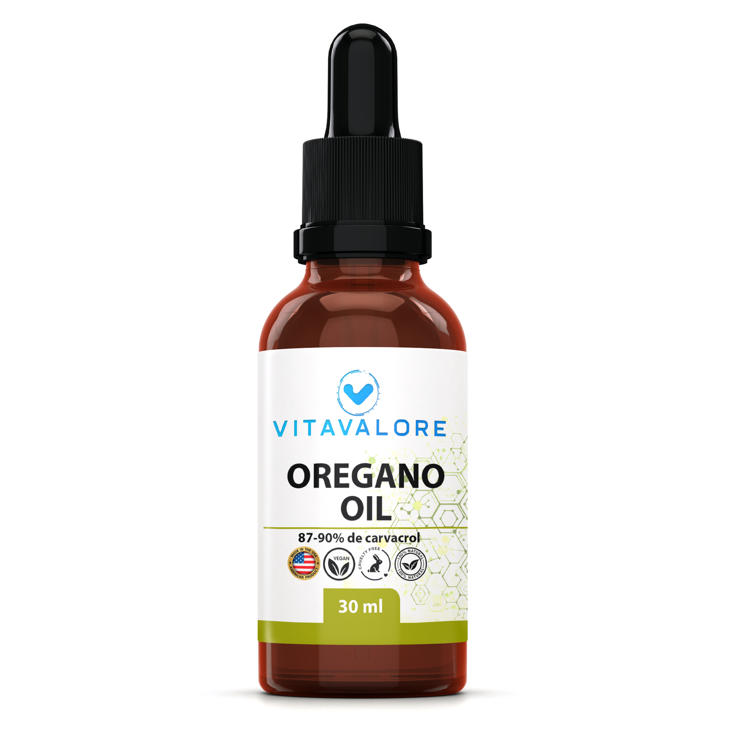 Aceite De Oregano Vitavalore, 87 - 90 % Carvacrol