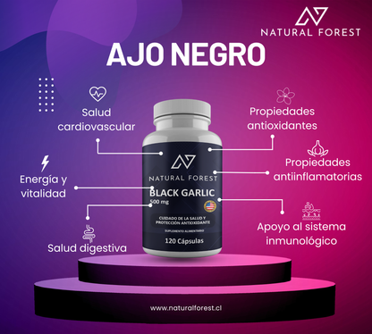 Ajo Negro 500mg 120 Cáps
