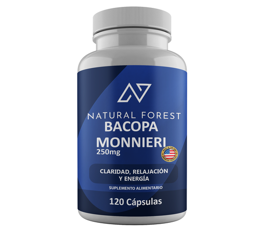 Bacopa Monnieri 250mg /120 Caps Natural Forest Made In Usa