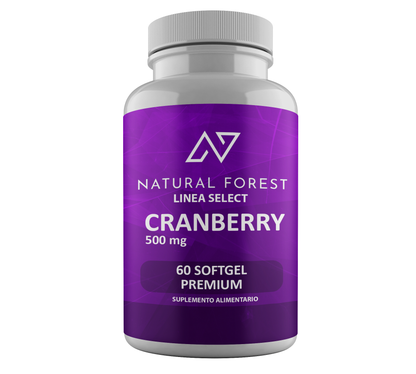 Cranberry 500 mg – Línea Select | 60 Softgels Premium