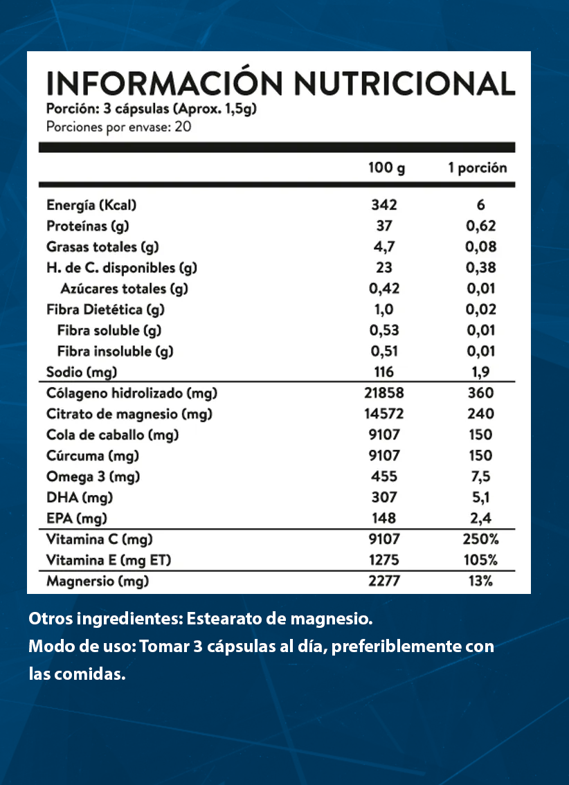 Hondrexil – Línea Select | 60 Cápsulas Premium para las Articulaciones