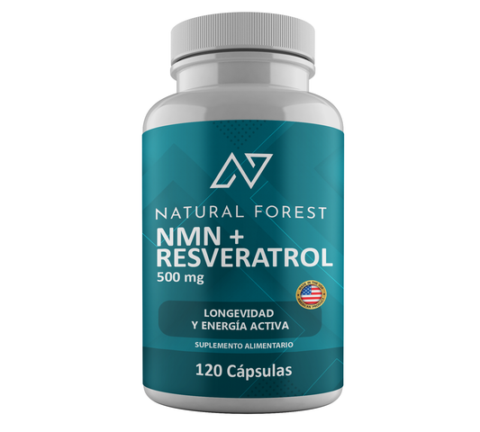 Nmn + Resveratrol 120 Cápsulas 750mg Sabor Neutro