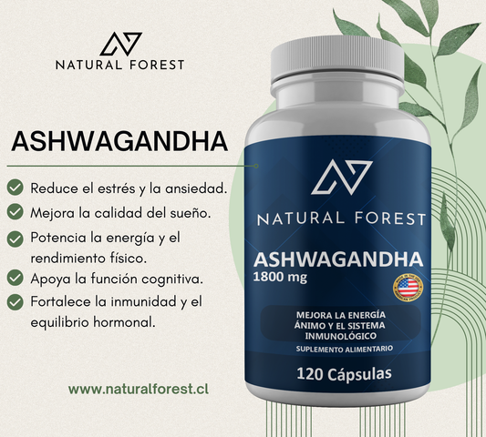 Ashwagandha 1800mg /120 Caps