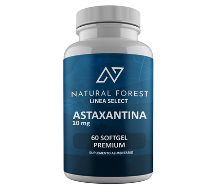Astaxantina Natural 10mg – Línea Select | 60 Softgels Premium