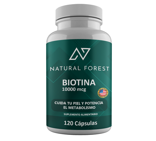 Biotina 10.000 Mg 120 Capsulas