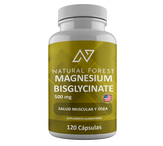 Bisglicinato De Magnes 500mg 120 Capsulas