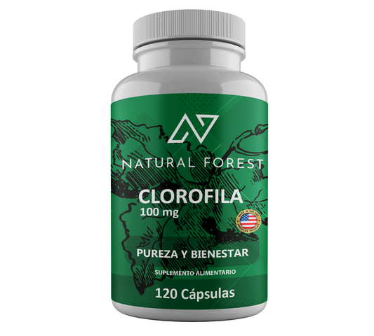 Clorofila 100mg Pureza Y Bienestar / Natural Forest Sabor Neutro