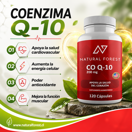 Coenzima Q10 200mg 120 Capsulas