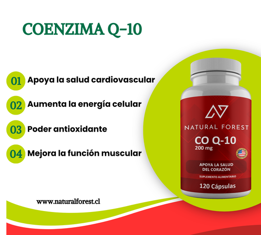 Coenzima Q10 200mg 120 Capsulas