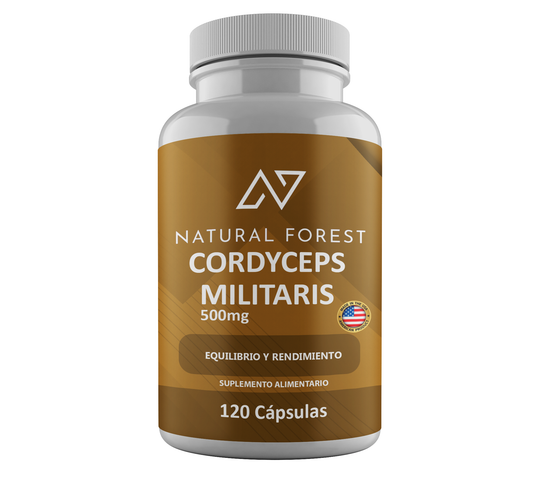 Cordyceps 120 Cápsulas 500mg Sabor Neutro