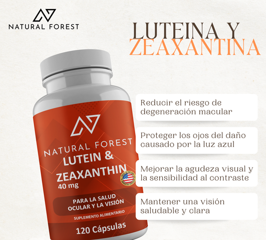 Luteina Y Zeaxantina 40mg 120 Cápsulas