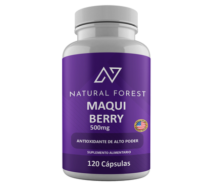 Maqui Berry 500mg 120 Cápsulas Sabor Neutro USA