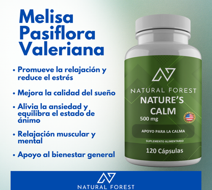 Melisa Pasiflora Valeriana 120 Capsulas