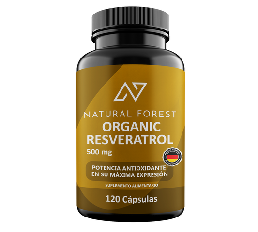 Resveratrol Premium 120 Cápsulas 500mg Natural Forest Alemán