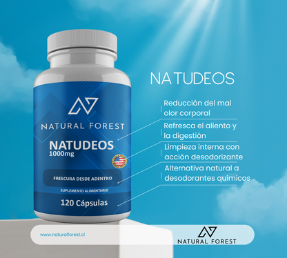 Natudeos Desodorante Interno 120 Cápsulas