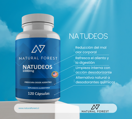 Natudeos Desodorante Interno 120 Cápsulas