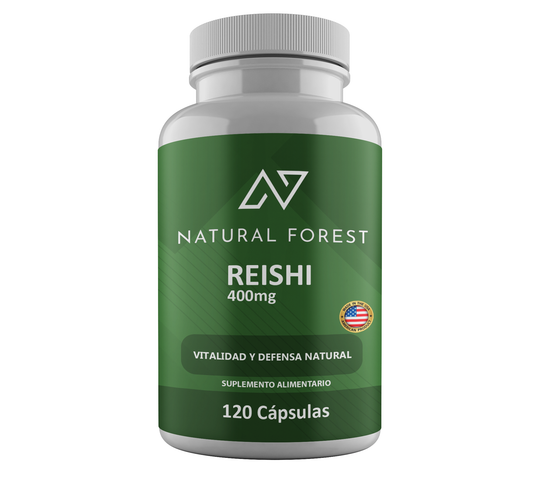 Reishi 400mg 120 Cápsulas / Natural Forest Usa