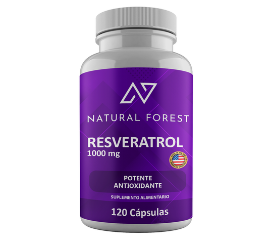 Resveratrol 1000mg 120 Cápsulas